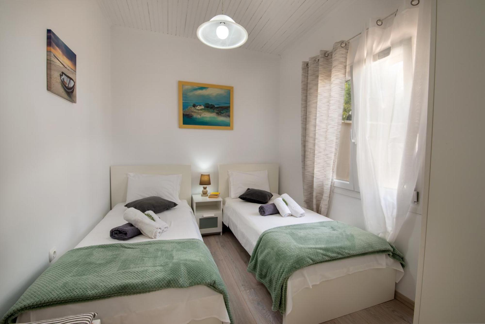 Loggos Seaview Cottage With Private Pool By Konnect Longós Екстериор снимка